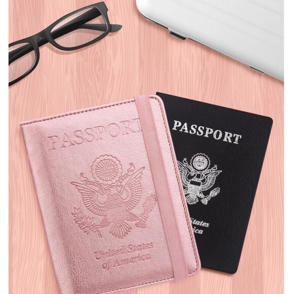 WALNEW Passport Holder for Travel, RFID Passport Cover Wallet, NWT - Picture 6 of 10